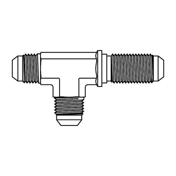 Hydraulic Fitting-Stainless08MJ BULKHEAD UNION RUN TEE-SS